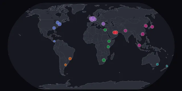 Airline industry: Airline hubs on the map